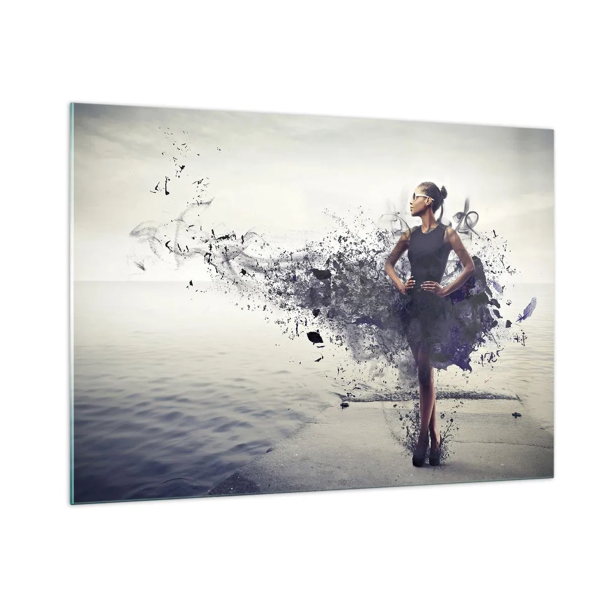 Obraz na skle - Africká Venuša - 100x70 cm