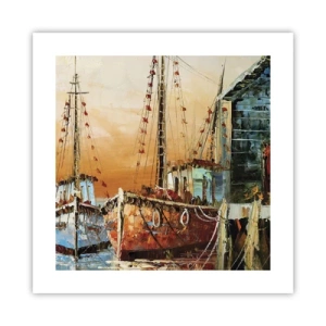 Plagát - Pokojný návrat - 40x40 cm