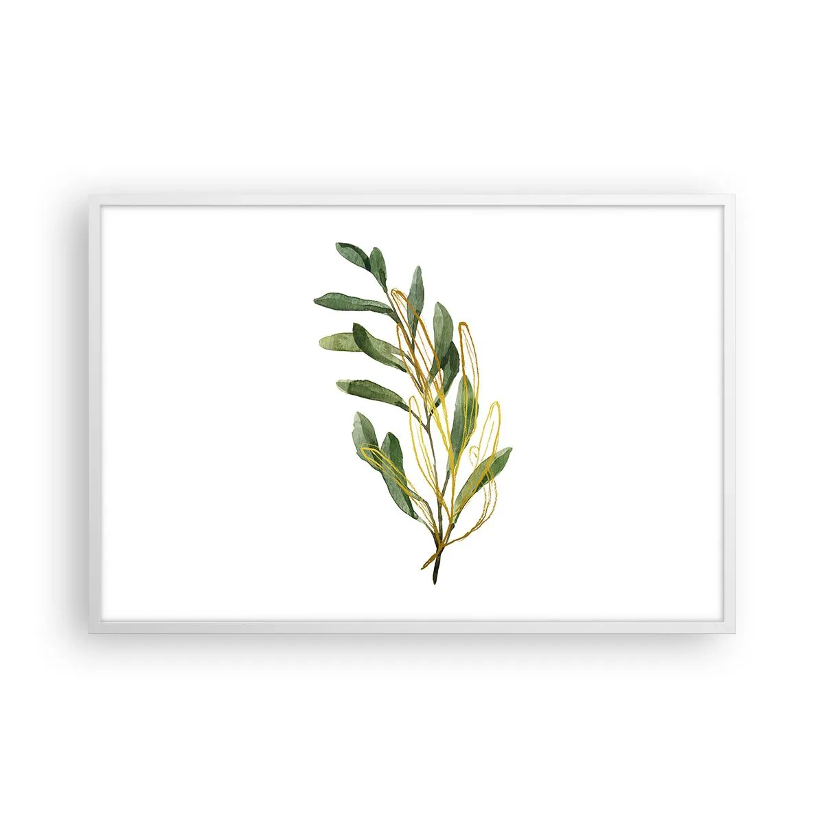 Plagát v bielom ráme - Všetko, čo je dobré - 91x61 cm