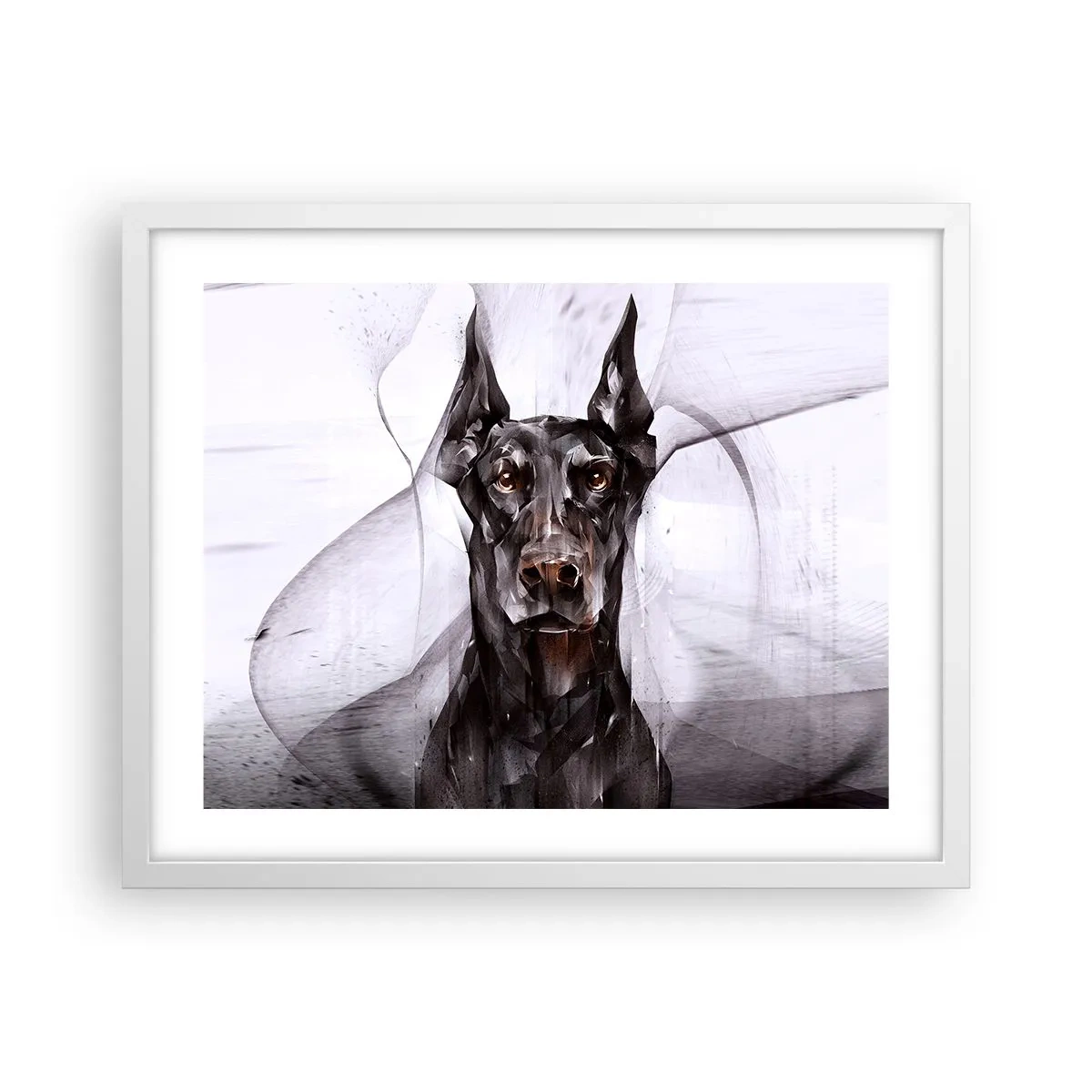 Plagát v bielom ráme - Z urodzeného rodu - 50x40 cm