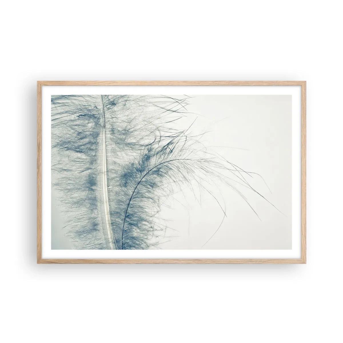 Plagát v ráme zo svetlého duba - Šepot prírody - 91x61 cm