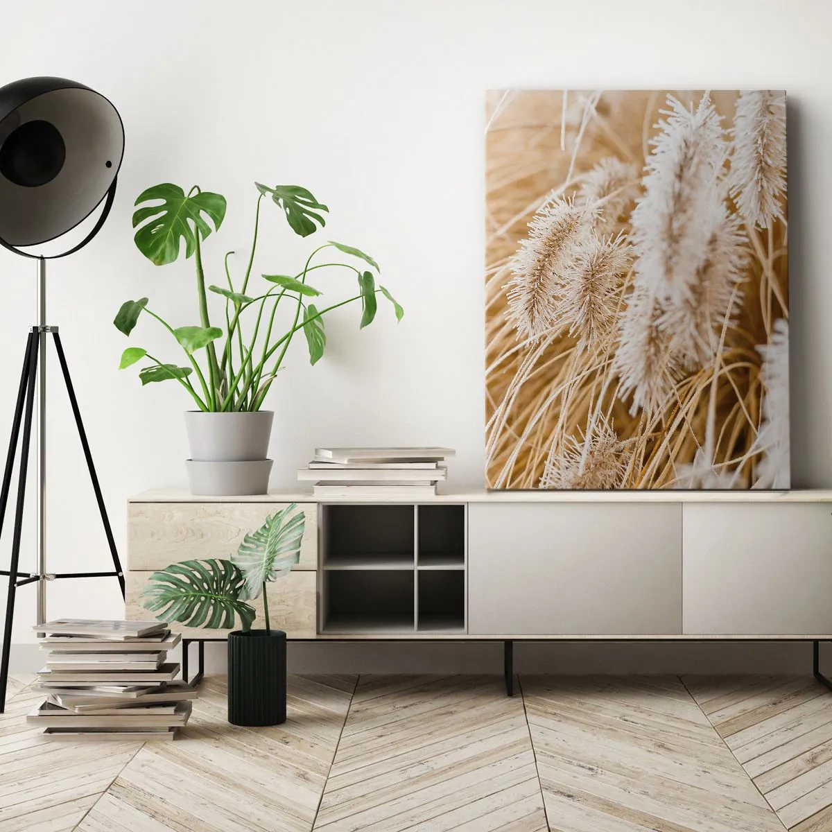 Obraz na plátne - Zlaté šušťanie tráv - 45x80 cm