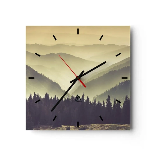 Nástenné hodiny - Za siedmimi horami… - 30x30 cm