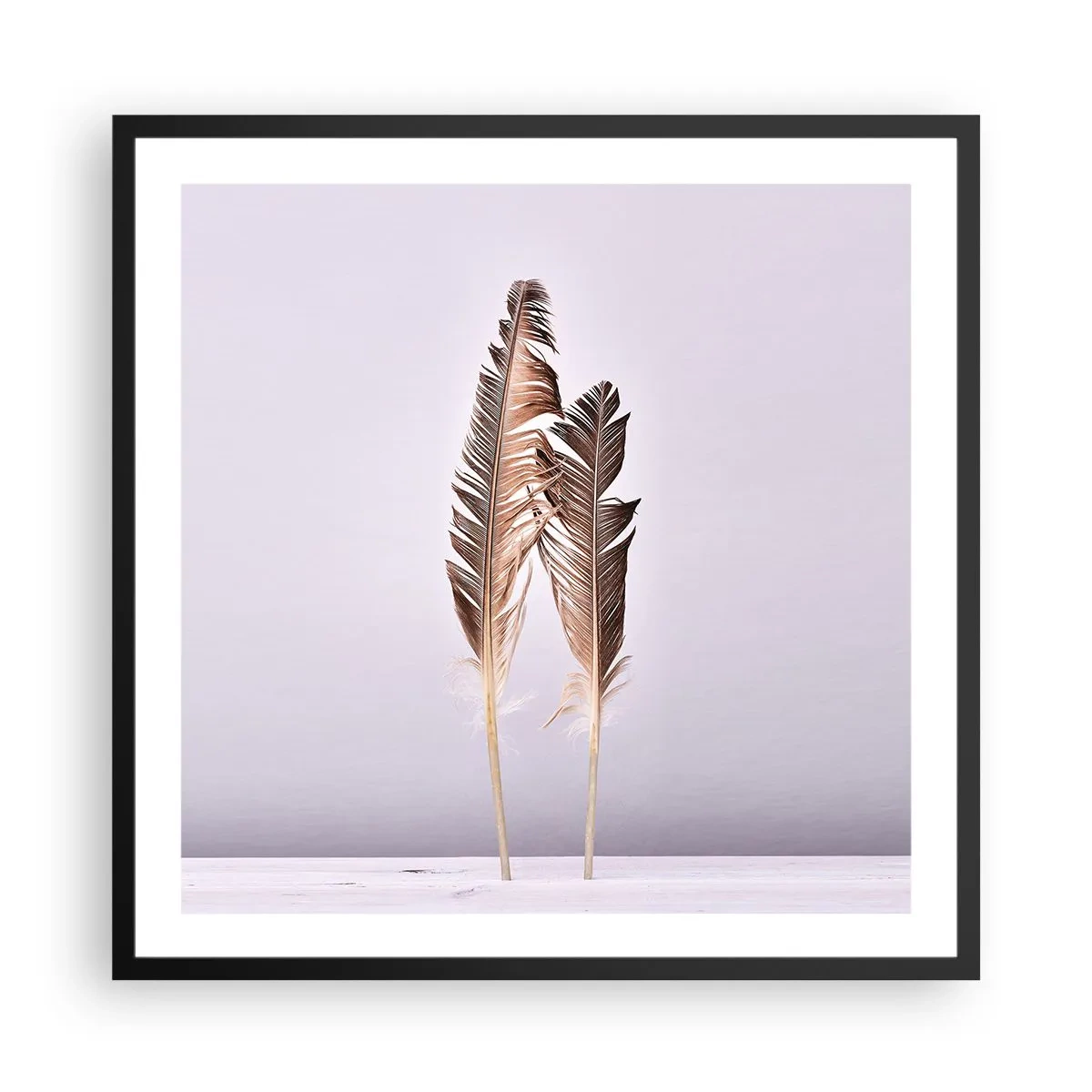 Plagát v čiernom ráme - Proti ničote - 60x60 cm