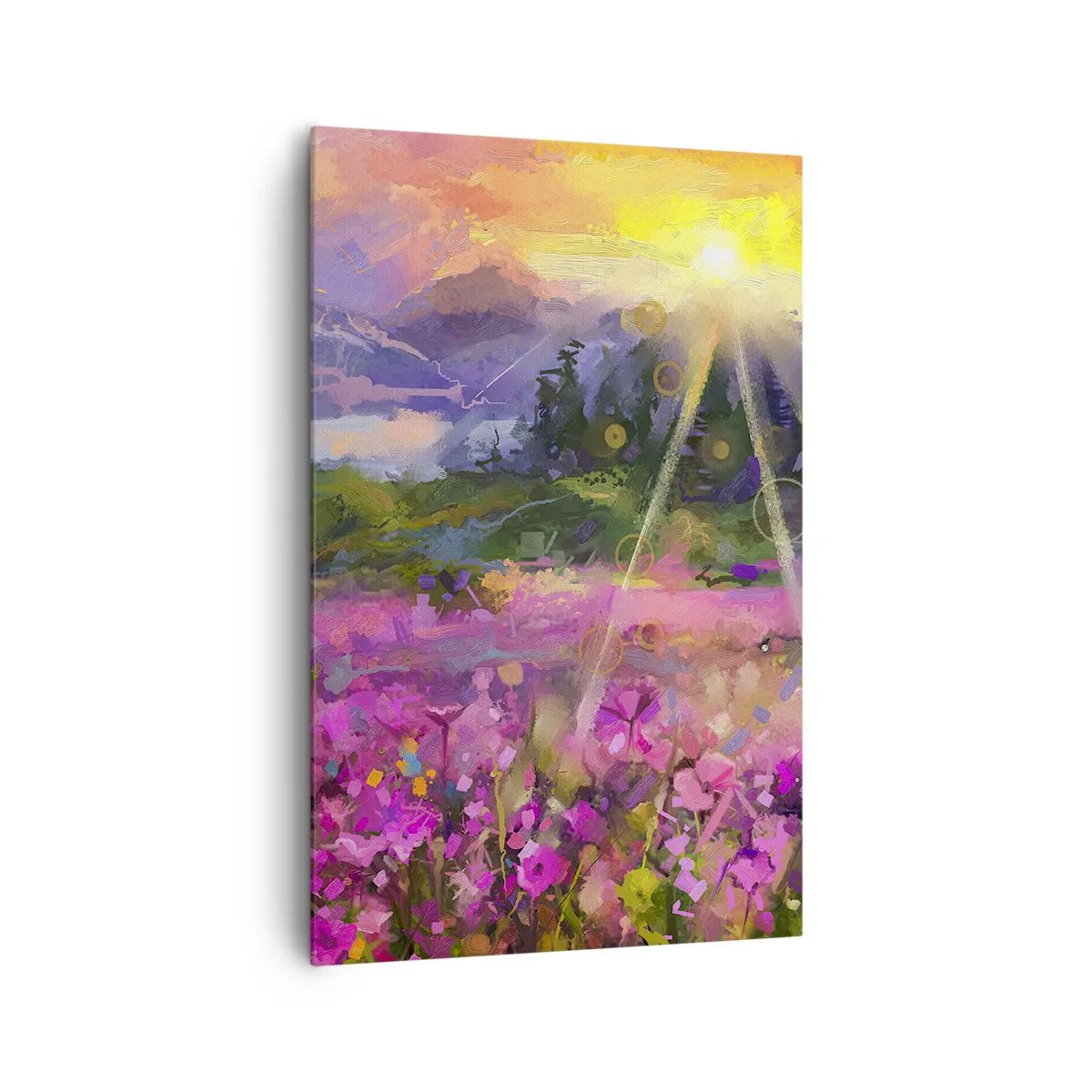 Obraz na plátne - V údolí v starostlivosti slnka - 80x120 cm