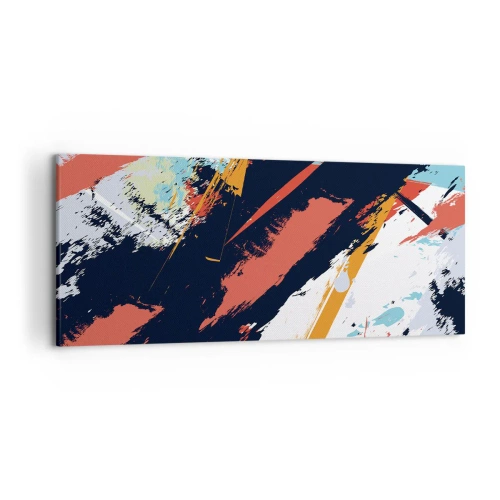 Obraz na plátne - Dynamická kompozícia - 120x50 cm