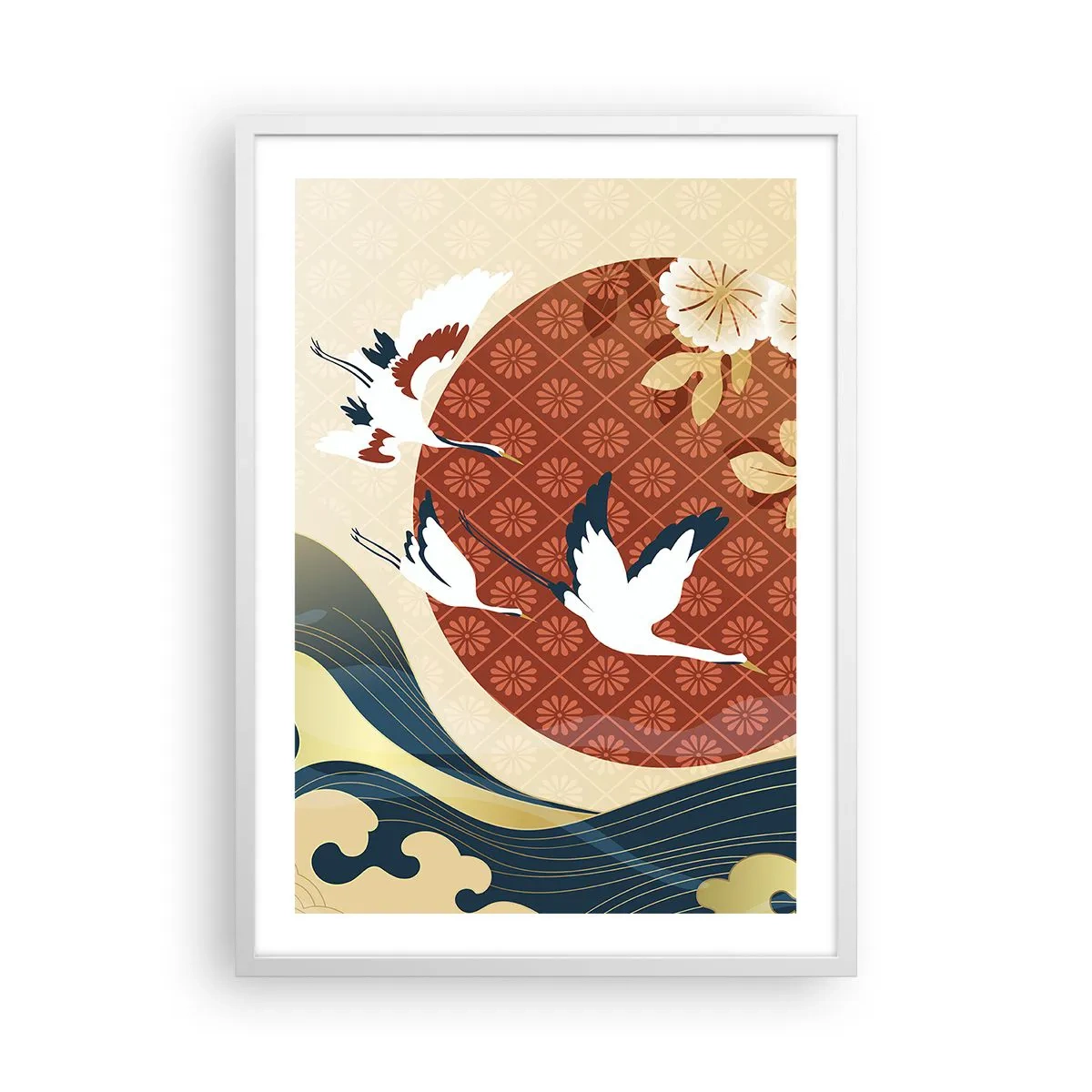 Plagát v bielom ráme - Japonská rozprávka - 50x70 cm