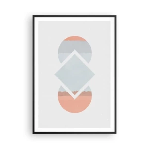 Plagát v čiernom ráme - Situácia je jasná - 70x100 cm