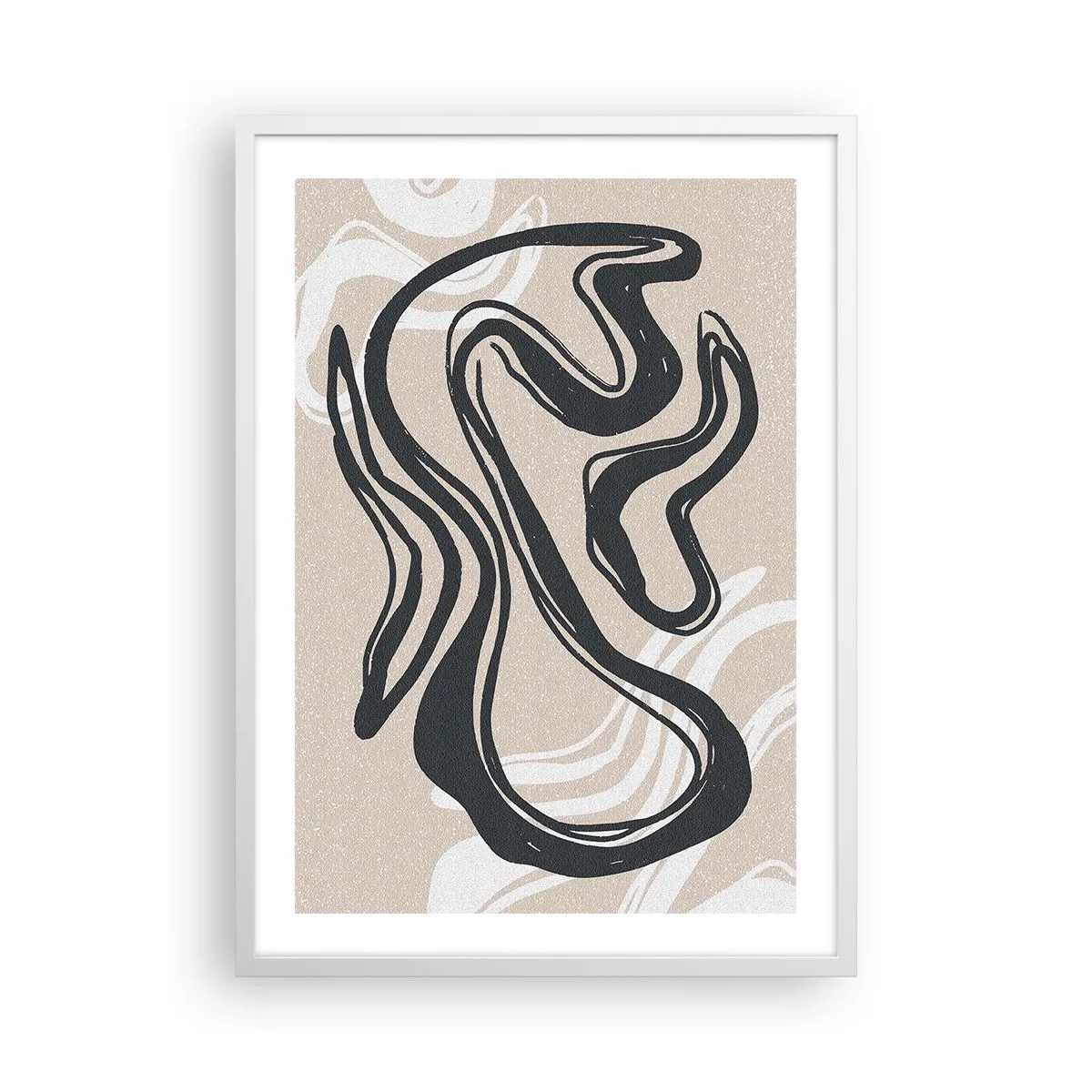 Plagát v bielom ráme - Znásobená expresia - 50x70 cm