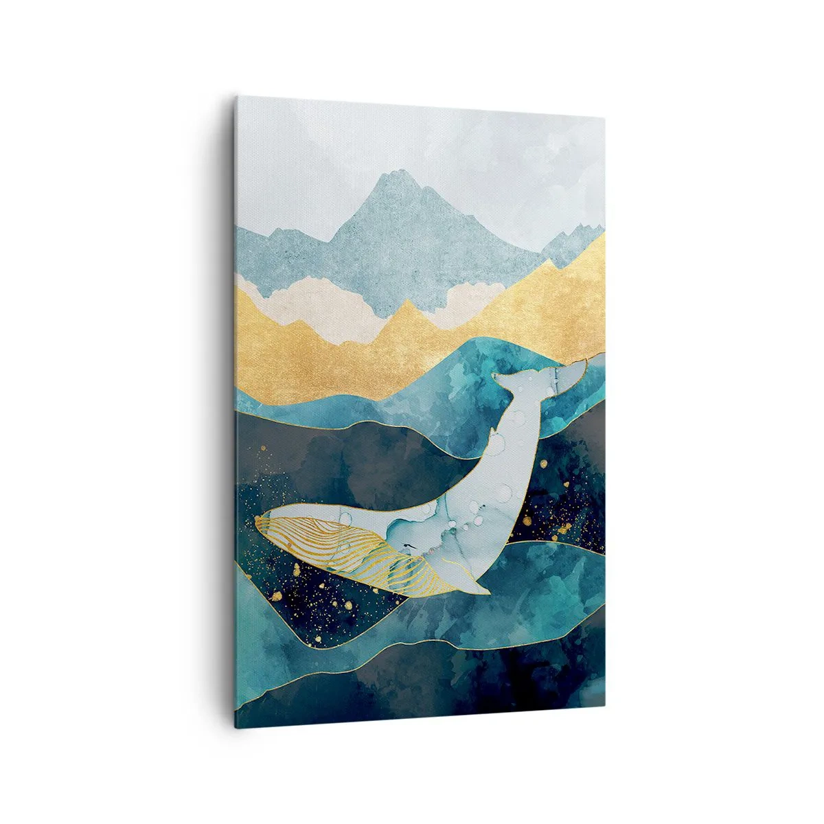 Obraz na plátne - Chladná krása severu - 80x120 cm