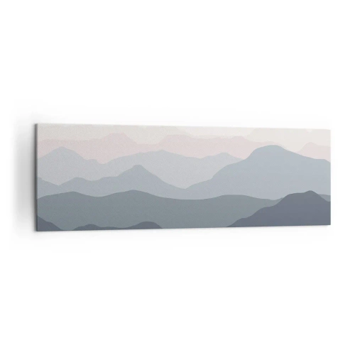 Obraz na plátne - Vlny hôr - 160x50 cm
