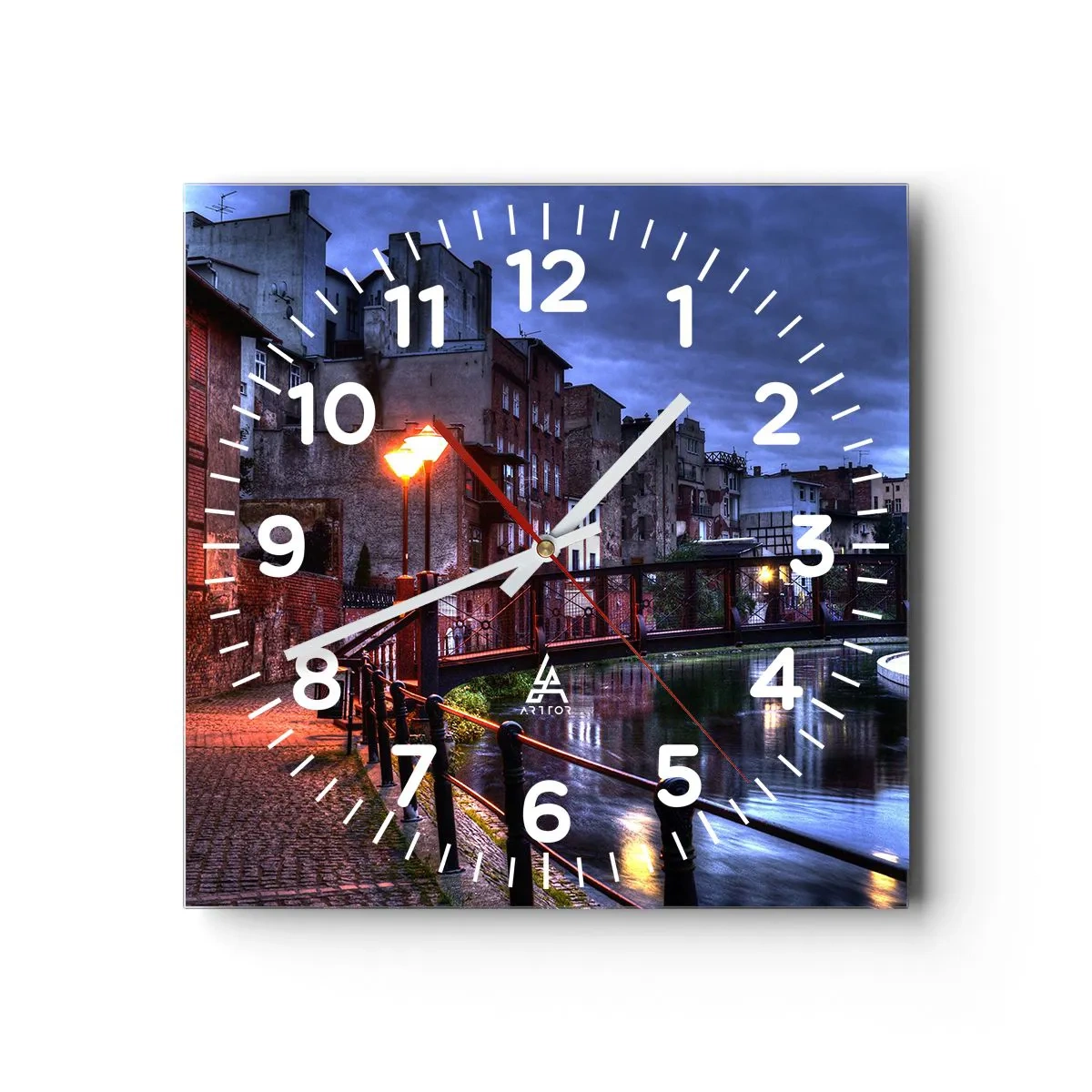 Nástenné hodiny - Takú Bydgoszcz si nepoznal - 40x40 cm