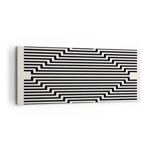 Obraz na plátne - Geometrická ilúzia - 120x50 cm