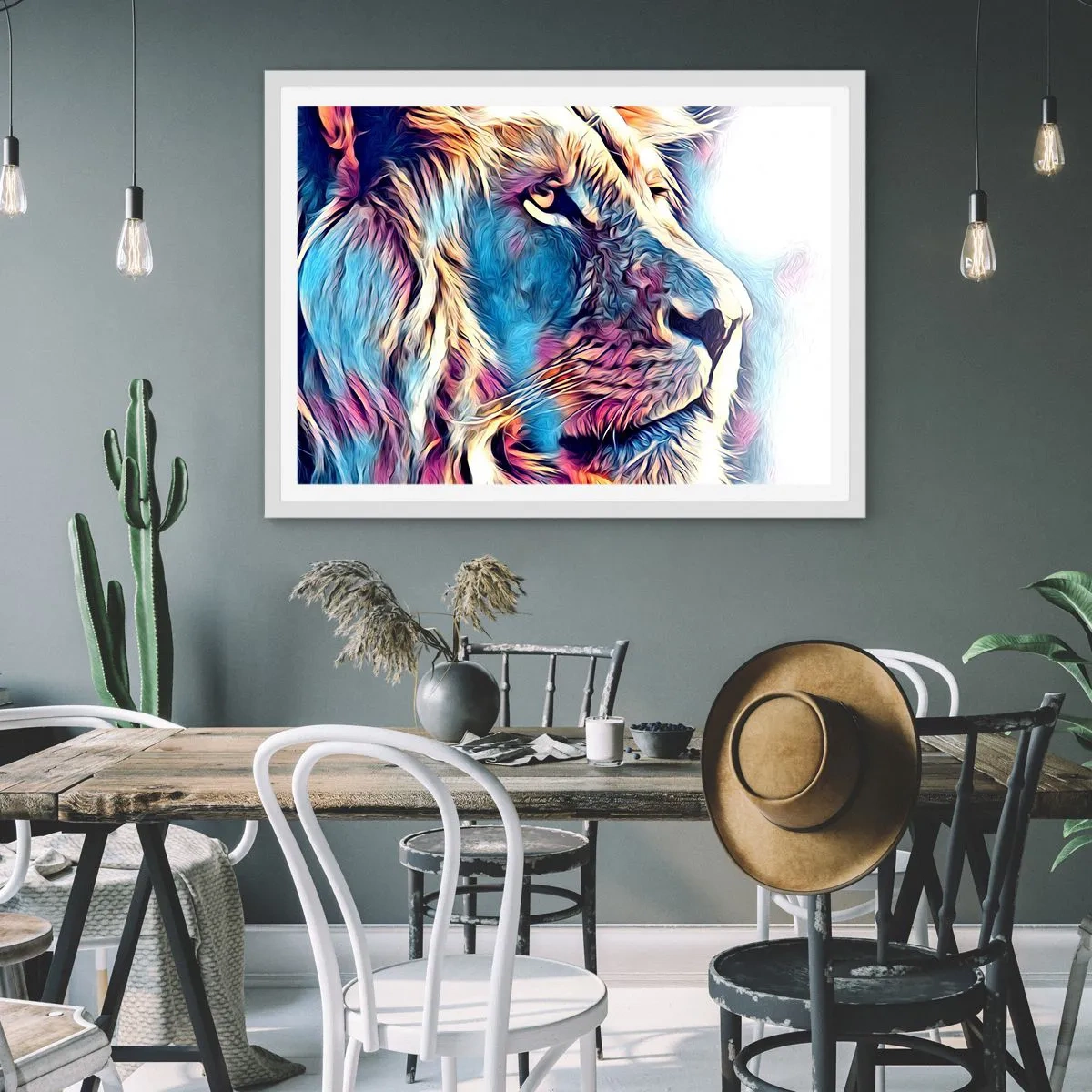 Plagát v bielom ráme - Múdrosť prírody - 91x61 cm