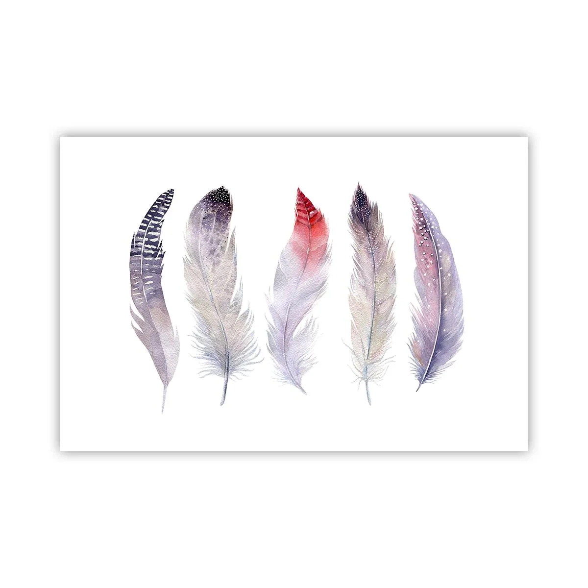 Plagát - Jemné ako rôznofarebná hmla - 91x61 cm