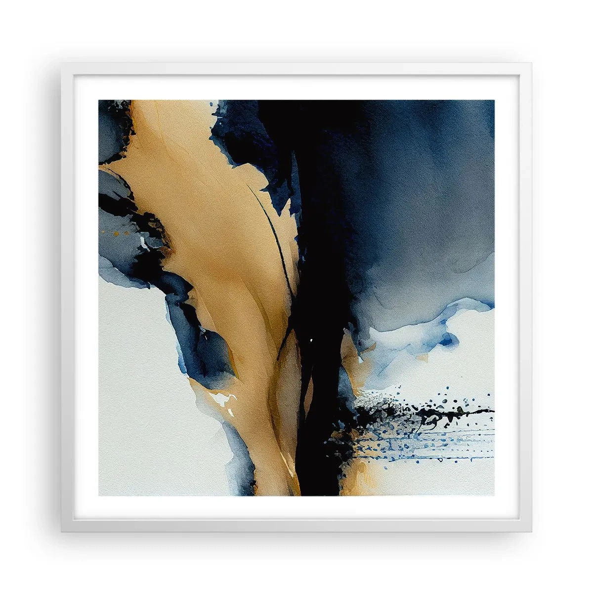 Plagát v bielom ráme - Za závojom - 60x60 cm