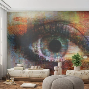 Fototapeta Premium Canvas - Možno sa pozrieť do duše - Abstrakcia, Oko, Kus - 100x70 cm