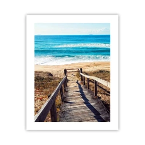 Plagát - Bež! - 40x50 cm