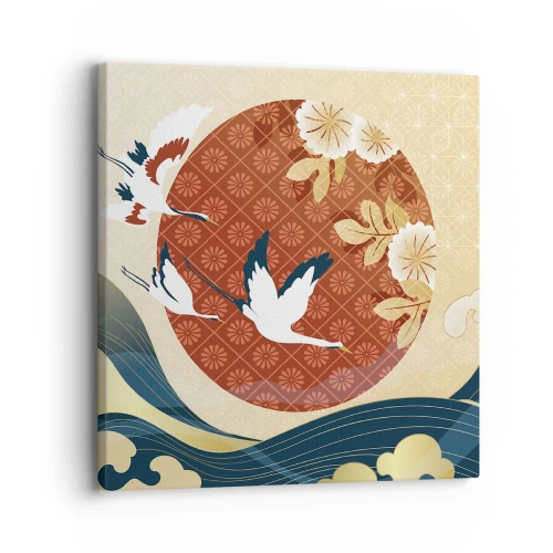 Obraz na plátne - Japonská rozprávka - 30x30 cm