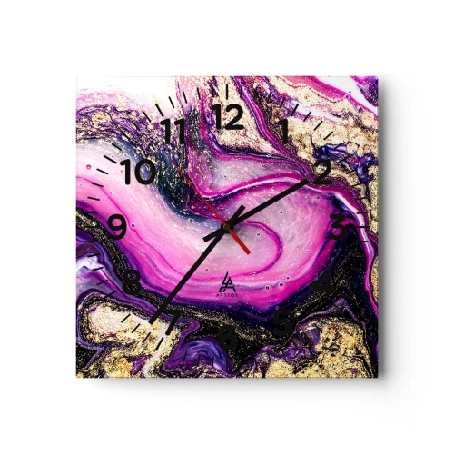 Nástenné hodiny - Okamih v zákulisí - 30x30 cm
