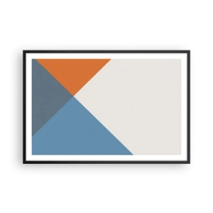 Plagát v čiernom ráme - Pod uhlom… - 91x61 cm