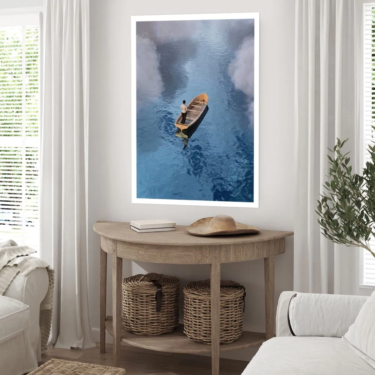 Plagát - Život – cesta – neistota - 40x50 cm