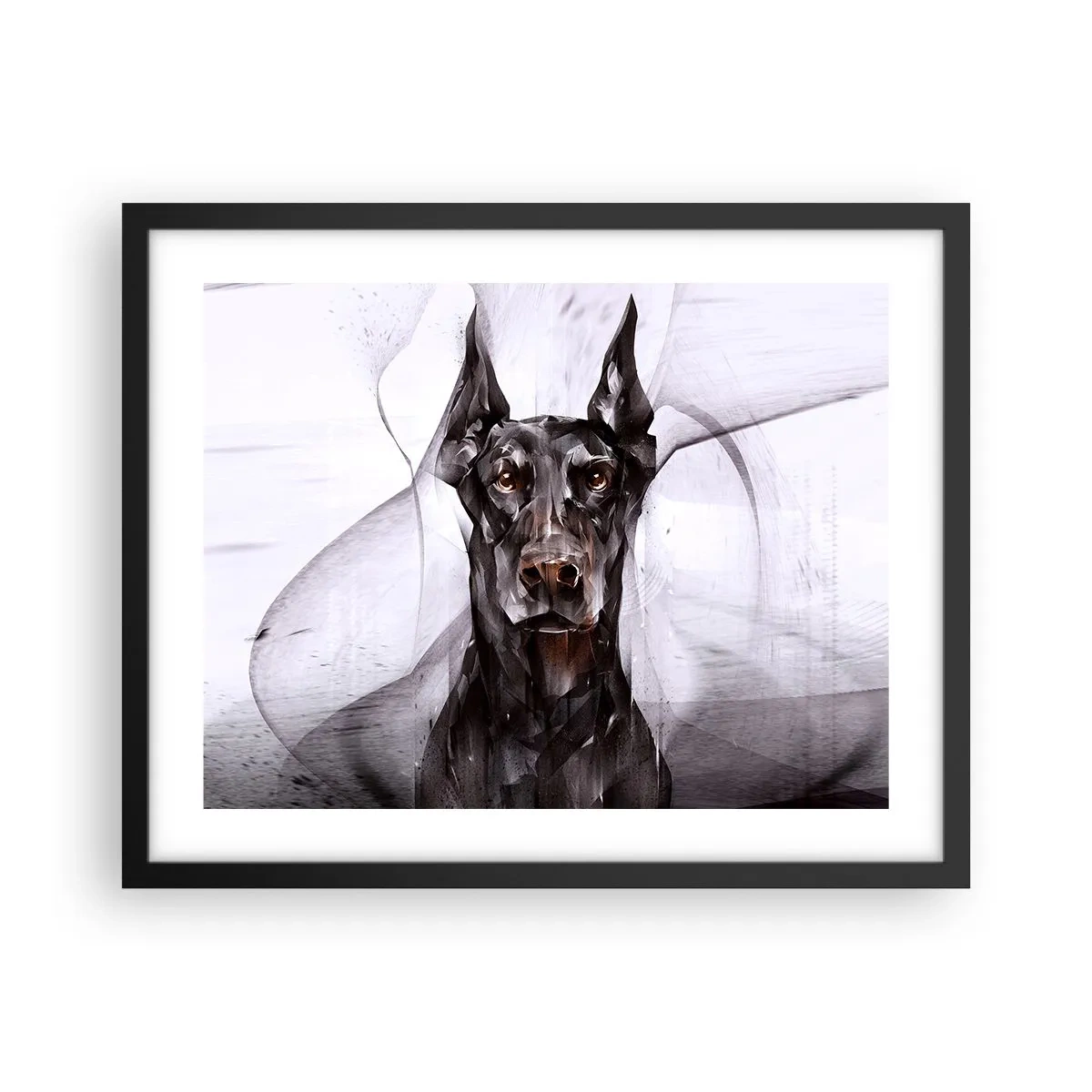Plagát v čiernom ráme - Z urodzeného rodu - 50x40 cm