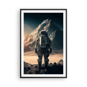 Plagát v čiernom ráme - Nová výzva - 61x91 cm