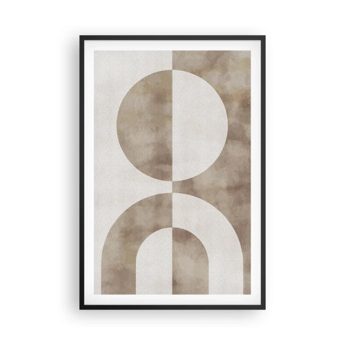 Plagát v čiernom ráme - Podobnosti a rozdiely - 61x91 cm