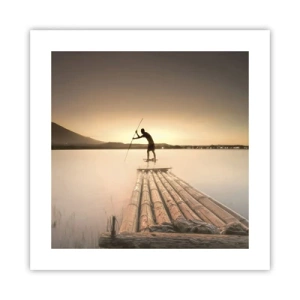 Plagát - Pred odpočinkom - 40x40 cm