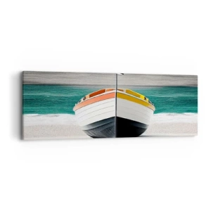 Obraz na plátne - Na správnom mieste - 90x30 cm