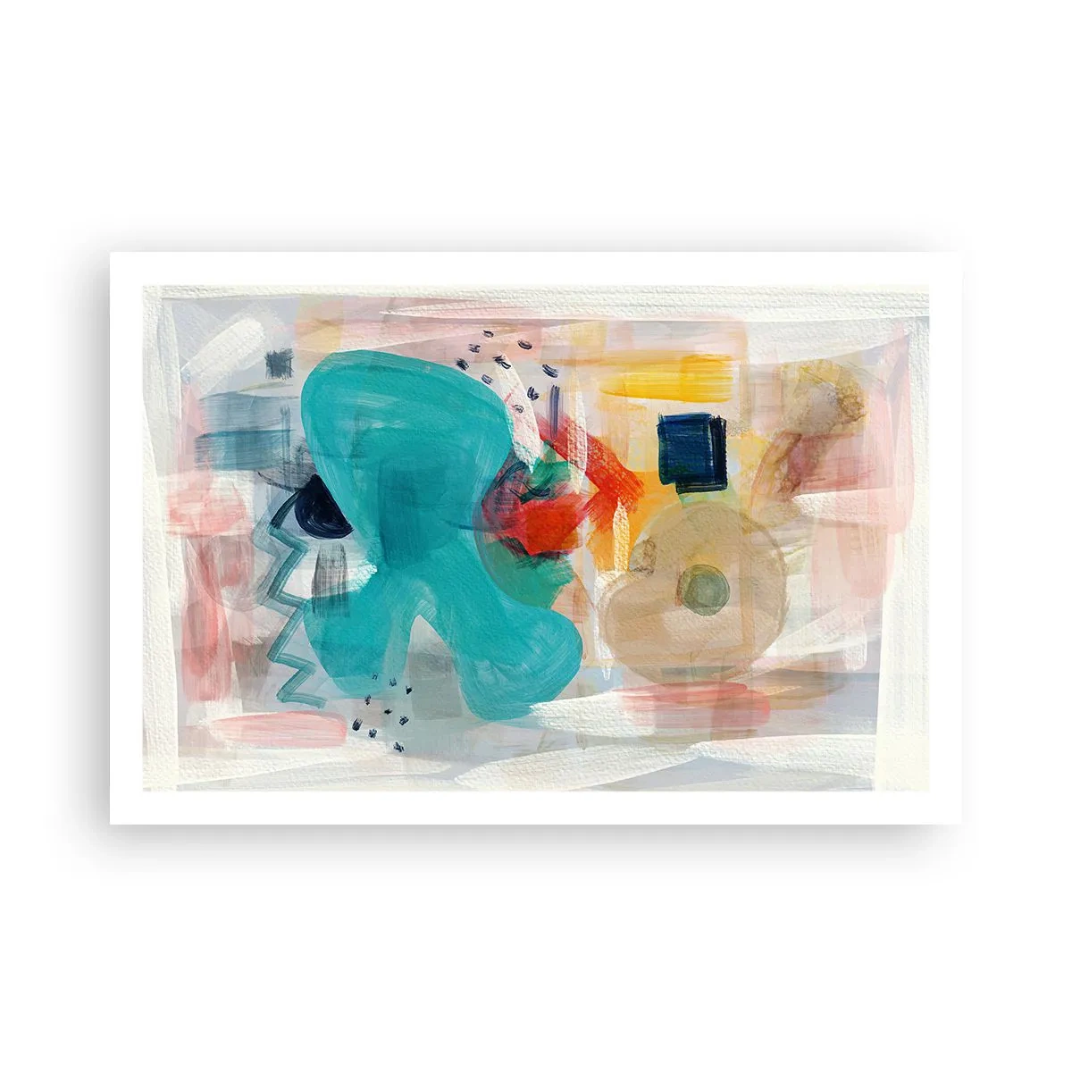 Plagát - Farebná hra - 91x61 cm