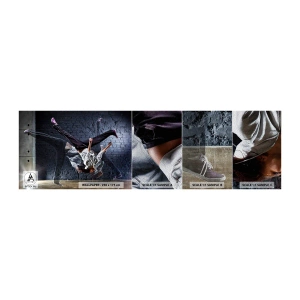 Vzorka fototapety Premium Sand - Hviezda ulice - Tancujte, Ľudia, tanečnica - 100x30 cm