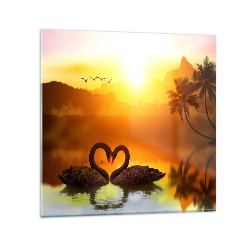 Obraz na skle - Všetko do páru - 70x70 cm