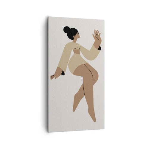 Obraz na plátne - Tvar pôvabu - 55x100 cm