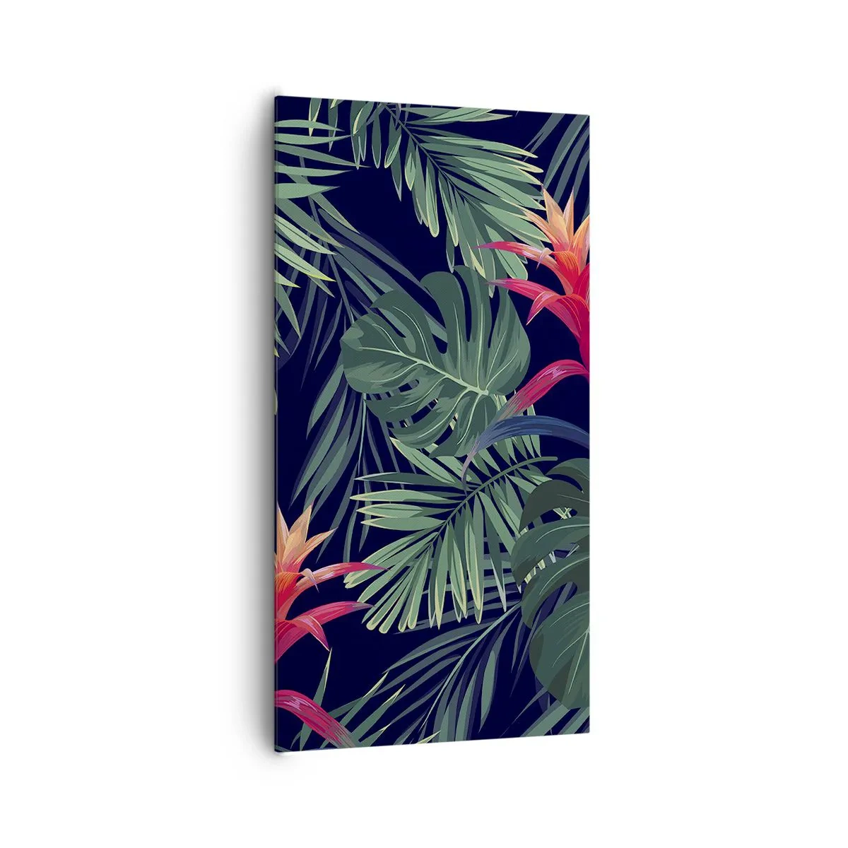 Obraz na plátne - Vzplanúť v zelenom - 65x120 cm