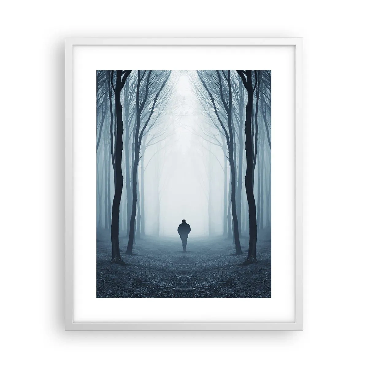 Plagát v bielom ráme - A všetko jednoduché a jasné - 40x50 cm