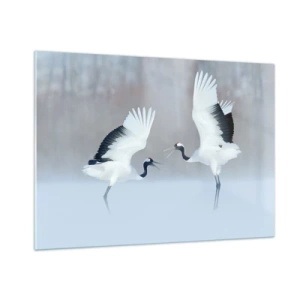 Obraz na skle - Tanec v hmle - 100x70 cm