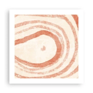 Plagát - Koralové kruhy – kompozícia - 50x50 cm