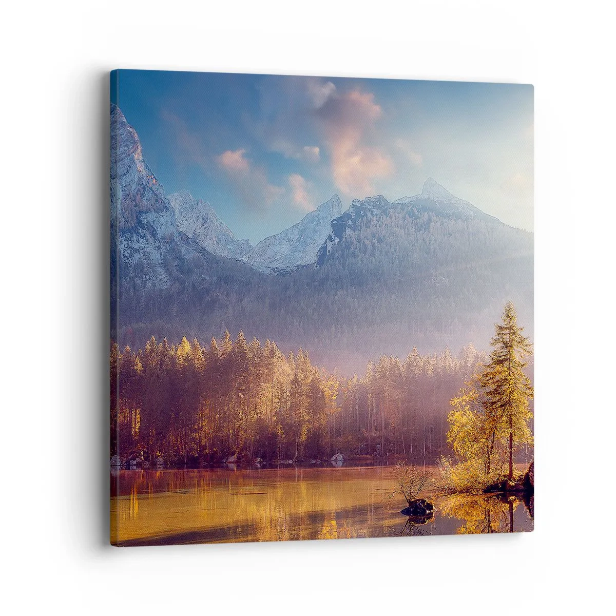 Obraz na plátne - V horách a údoliach - 40x40 cm