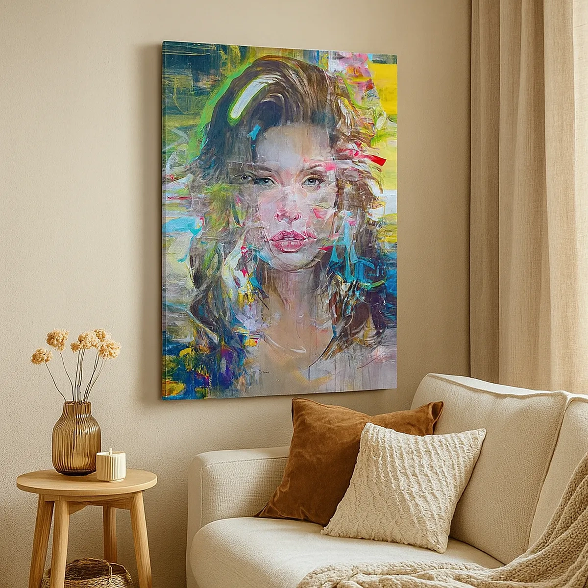 Obraz na plátne - Za závojom vzduchu - 50x70 cm