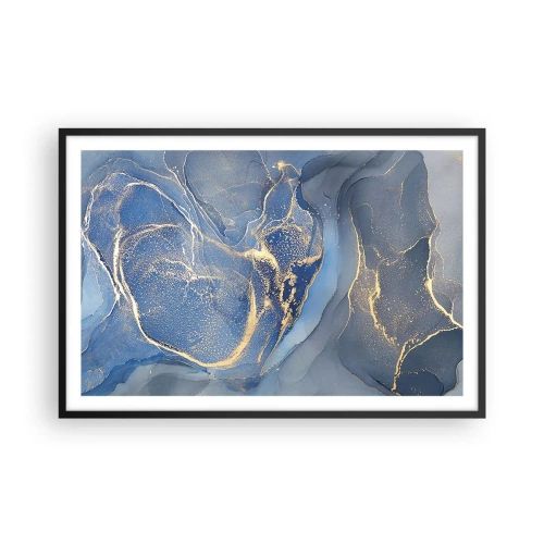 Plagát v čiernom ráme - Zlatý prach - 91x61 cm