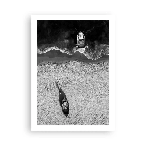 Plagát - Ešte na brehu… - 50x70 cm