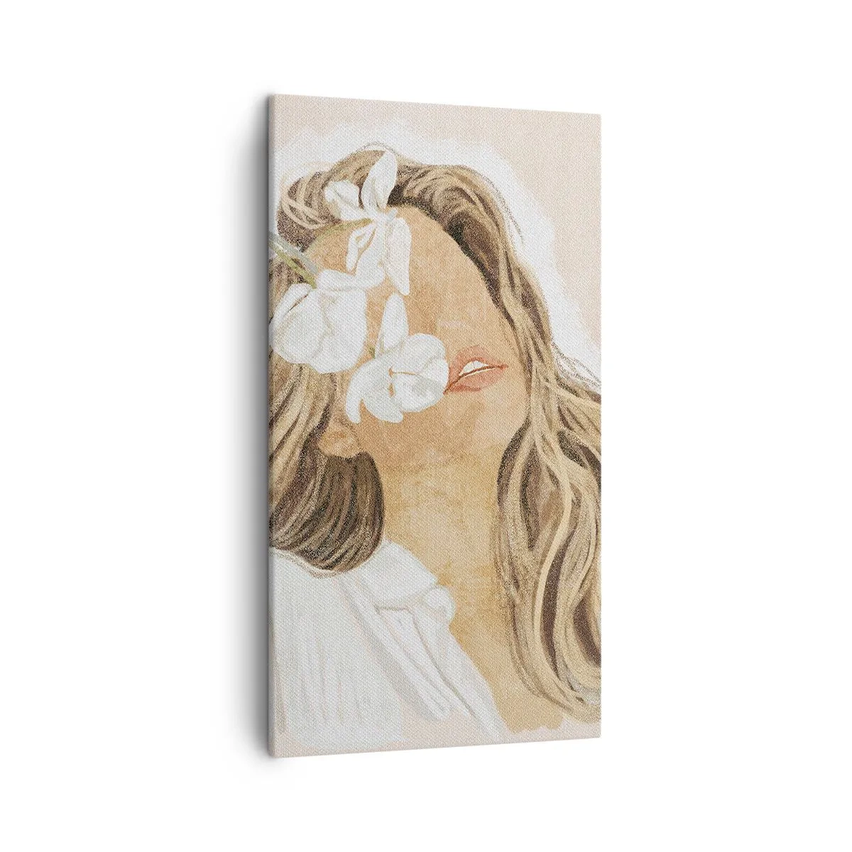 Obraz na plátne - Medzi kvetinami - 45x80 cm