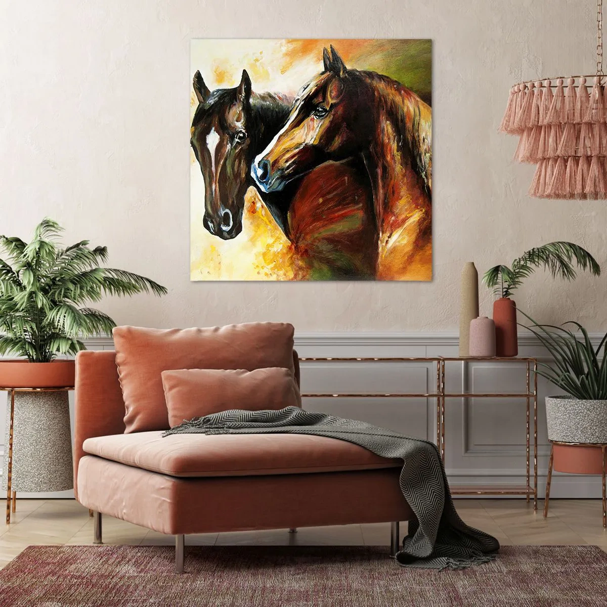 Obraz na plátne - Dvakrát viac pôvabu - 60x60 cm