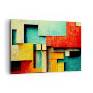 Obraz na plátne - Festival pravých uhlov - 120x80 cm