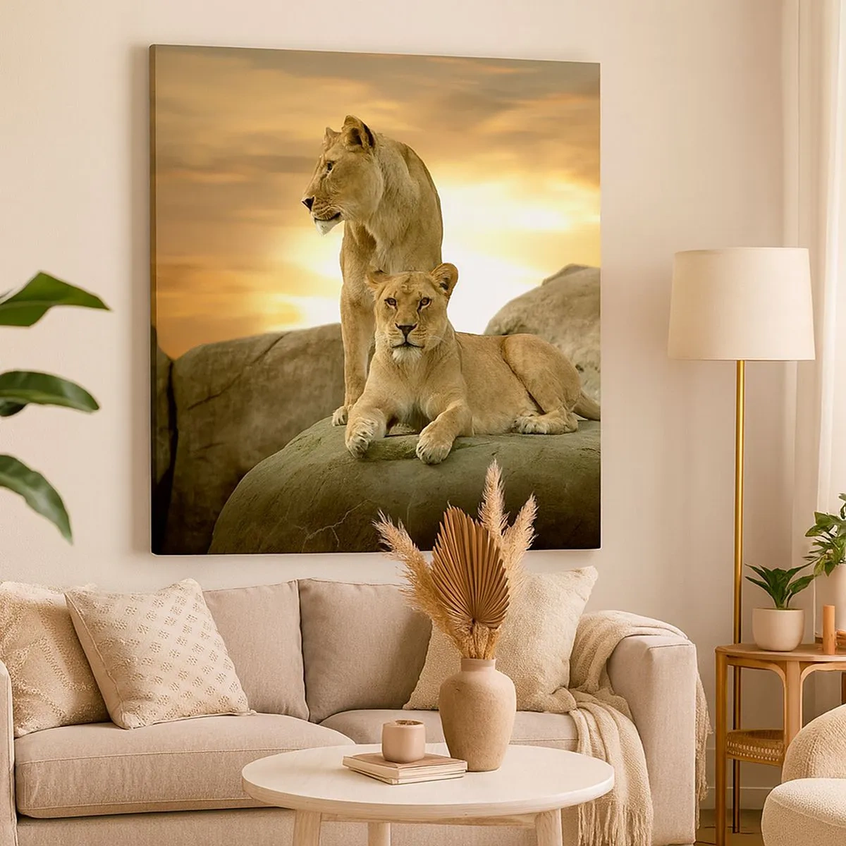 Obraz na plátne - Kráľovský majestát - 30x30 cm