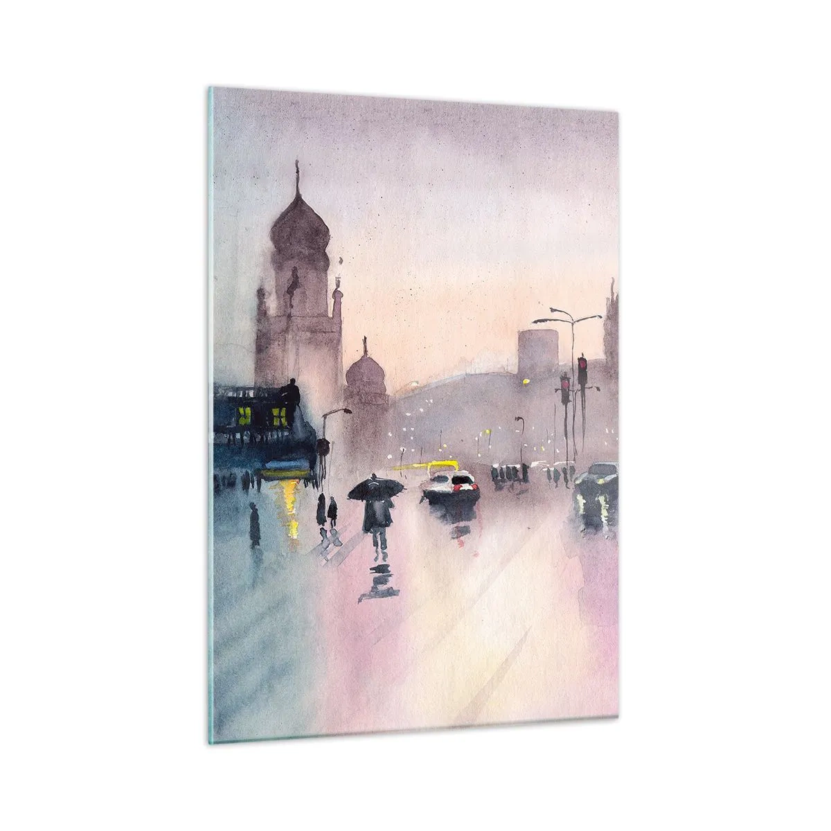 Obraz na skle - V daždivom opare - 50x70 cm
