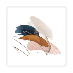 Plagát - Okrídlená kompozícia - 60x60 cm