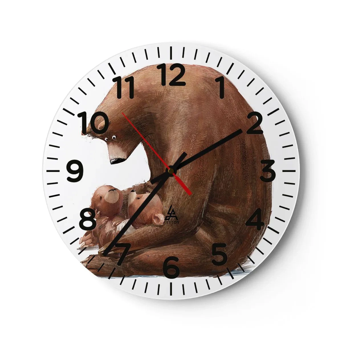 Nástenné hodiny - Sladké sny, deti - 40x40 cm